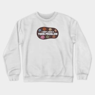 Fun Vintage Knitting Graphic Crewneck Sweatshirt